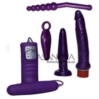 Основне фото Вібронабір анальних іграшок Anal Passion Set фіолетовий