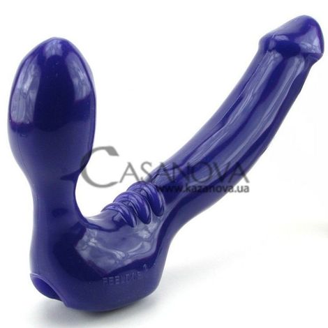 Основное фото Безремневой страпон Tantus Feeldoe фиолетовый 15,2 см