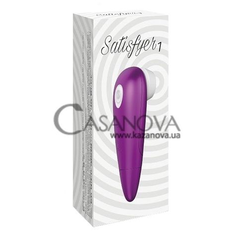 Основное фото Вакуумный стимулятор для клитора Satisfyer Number One фиолетовый 14,5 см