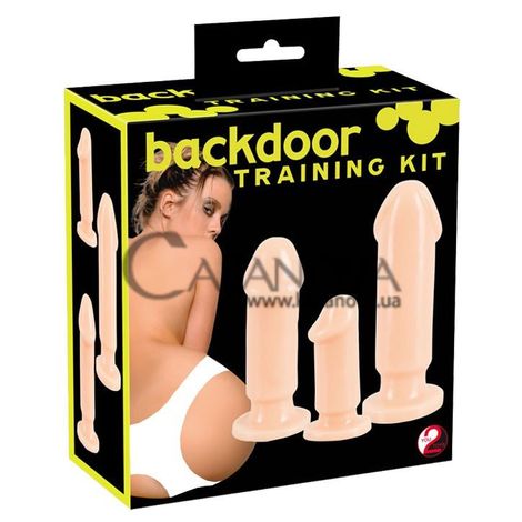 Основне фото Набір анальних пробок Backdoor Training Kit тілесний