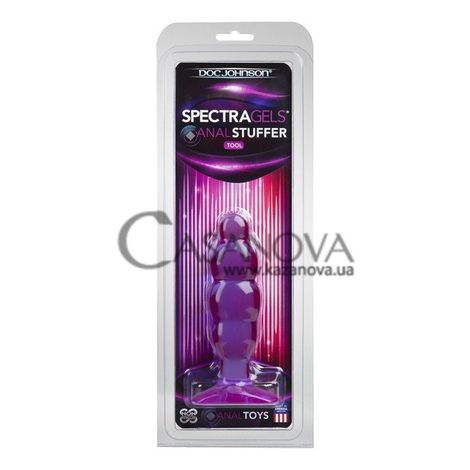 Основное фото Анальная пробка SpectraGels Anal Stuffer фиолетовая 15 см