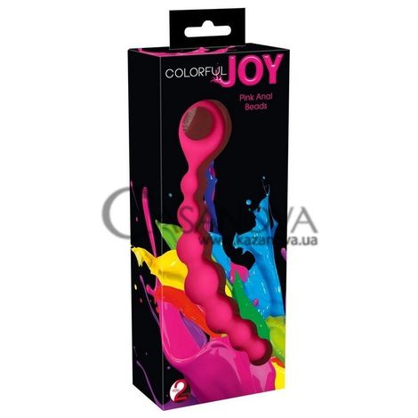 Основне фото Анальная цепочка Colorful Joy Pink Anal Beads розовая 19,5 см