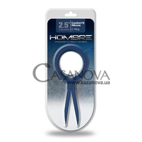 Основне фото Ерекційна петля Hombre Adjustable Comfort Fit Silicone C-Ring синя