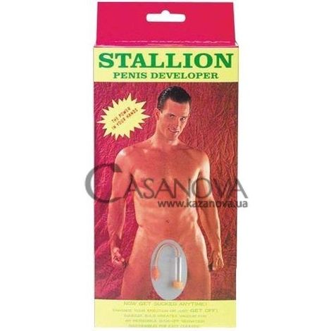 Основное фото Вакуумная помпа Stallion Penis Developer прозрачная
