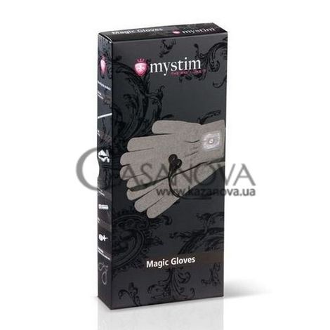 Основное фото Электростимулятор-перчатки Mystim Magic Gloves серо-чёрные