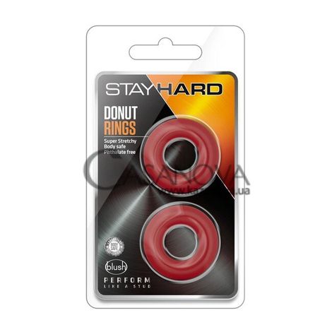 Основне фото Кільця ерекційні Blush Stay Hard Donut Rings червоні