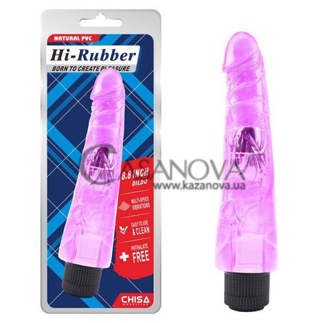 Основне фото Вібратор Hi-Rubber Born To Create Pleasure 8.8 Inch фіолетовий 23 см