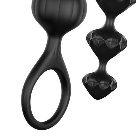 Основное фото Набор анальных цепочек Satisfyer Love Beads чёрный