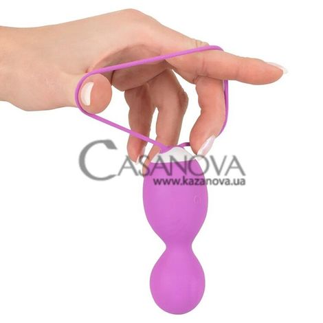Основне фото Вагінальні кульки Sweet Smile Remote Controlled Rotating Love Balls пурпурні