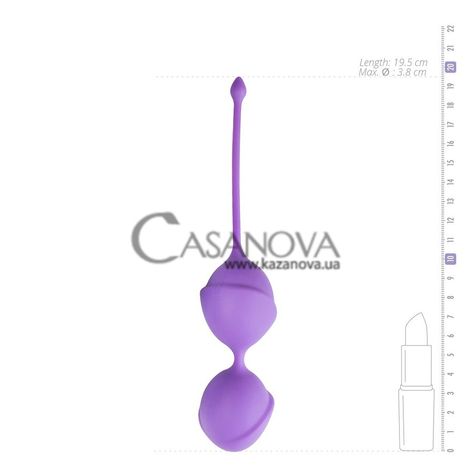 Основне фото Подвійні вагінальні кульки Jiggle Mouse фіолетові