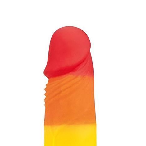 Основное фото Фаллоимитатор реалистичный на присоске Lovetoy Prider Dildo 7" разноцветный 18,5 см