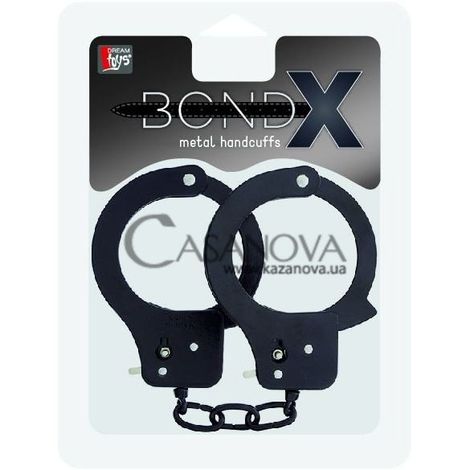 Основное фото Наручники BondX из металла чёрные
