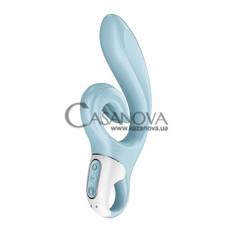 Основное фото Rabbit-вибратор Love Me Rabbit голубой 22 см