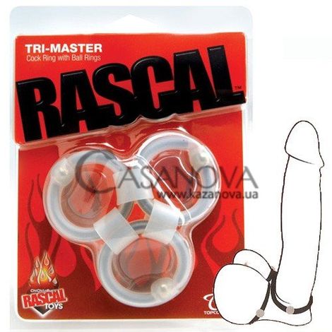 Основне фото Потрійне ерекційне кільце Tri-Master Rascal