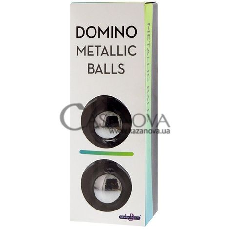 Основне фото Вагінальні кульки з металу Domino Metallic Balls чорні