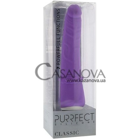 Основное фото Вибратор Purrfect Silicone Classic фиолетовый 17,5 см
