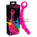 Дополнительное фото Анальная цепочка Colorful Joy Pink Anal Beads розовая 19,5 см