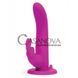 Дополнительное фото Вибрострапон-кролик на присоске Happy Rabbit Strap-On Kit пурпурный 17,8 см