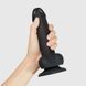 Додаткове фото Фалоімітатор Strap-On-Me Soft Realistic Dildo S чорний 17,1 см