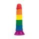 Дополнительное фото Фаллоимитатор реалистичный на присоске Lovetoy Prider Dildo 7" разноцветный 18,5 см