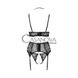 Дополнительное фото Комплект белья Abierta Fina Bra Suspender Set чёрный