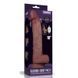 Додаткове фото Реалістичний вібратор на присосці Lovetoy 10" Vibrating Sliding Skin Pro II Silicone Dong тілесний 22,7 см