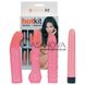 Дополнительное фото Вибратор с насадками Hot Kit розовый 17,8 см