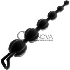 Основне фото Анальний ланцюжок Silicone Anal Beads чорний 18 см