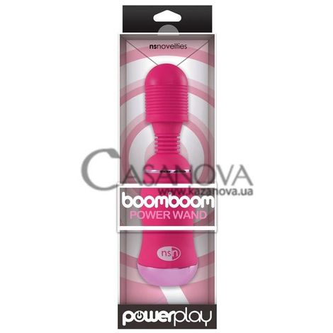 Основное фото Вибромассажёр Boomboom Power Wand розовый 18 см