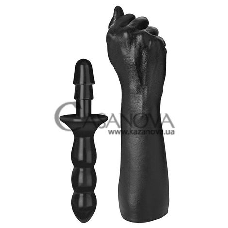 Основное фото Кулак для фистинга Doc Johnson Titanmen The Fist With Vac-U-Lock Compatible Handle чёрный 42,4 см