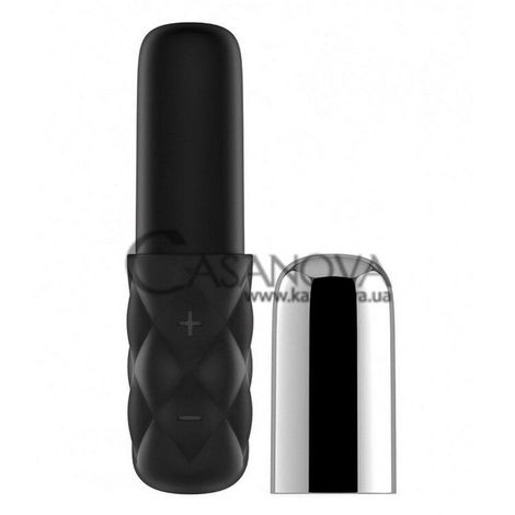 Основное фото Клиторальный вибратор Satisfyer Sparkling Darling серебристо-чёрный 11,4 см