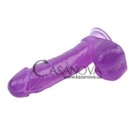 Основное фото Фаллос на присоске Hi-Rubber Born To Create Pleasure 7.7 Inch фиолетовый 19,5 см