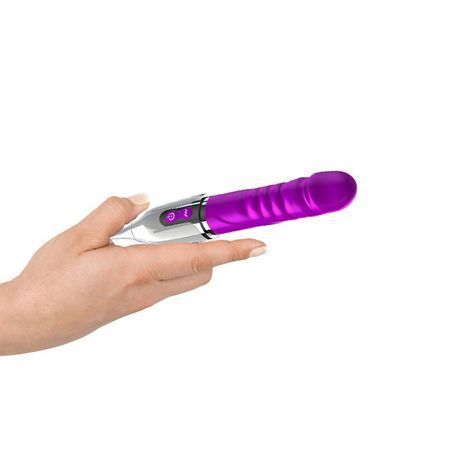 Основне фото Двосторонній вібратор Boss of Toys Stimulator Clitoris USB Magnetic Charging 7 Frequency фуксія з білим 24,5 см