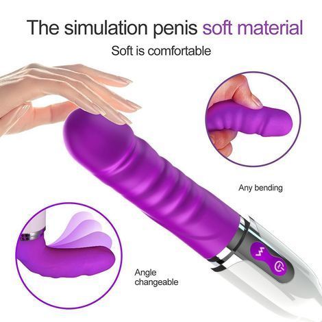 Основне фото Двосторонній вібратор Boss of Toys Stimulator Clitoris USB Magnetic Charging 7 Frequency фуксія з білим 24,5 см