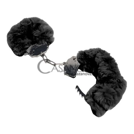 Основное фото Наручники DS Fetish Plush Handcuffs чёрные