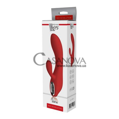Основное фото Rabbit-вибратор Red Revolution Sofia красный 20,8 см