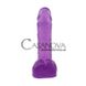 Додаткове фото Фалос на присосці Hi-Rubber Born To Create Pleasure 7.7 Inch фіолетовий 19,5 см