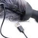 Дополнительное фото Анальная пробка с хвостом и вибрацией Tailz Vibrating Anal Plug черная 12,7 см