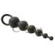 Додаткове фото Анальний ланцюжок Silicone Anal Beads чорний 18 см