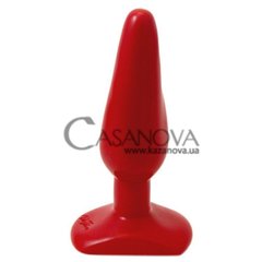 Основне фото Анальна пробка Classic Butt Plug Smooth Medium червоний 13,8 см