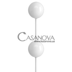 Основне фото Вагінальні кульки з вібрацією iSex USB Kegel Balls білі
