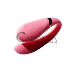 Основное фото Вибратор для двоих Zalo Fanfan розовый 8,4 см