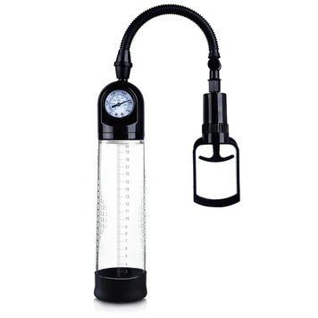 Основное фото Вакуумная помпа с манометром CANWIN Penis Pump Men Powerup P928 чёрная