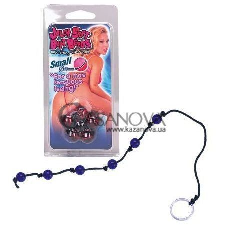 Основне фото Анальні кульки Jelly Soft Butt Beads сині