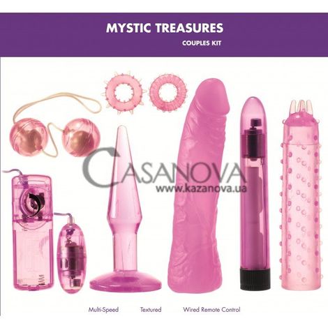 Основное фото Набор из 8 секс-игрушек Mystic Treasures розовый