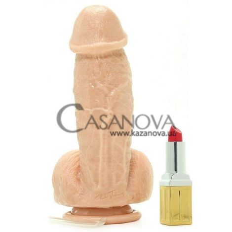 Основне фото Кінчаючий фалоімітатор Doc Johnson The Amazing Squirting Realistic Cock тілесний 17,3 см