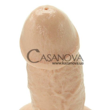 Основное фото Кончающий фаллоимитатор Doc Johnson The Amazing Squirting Realistic Cock телесный 17,3 см