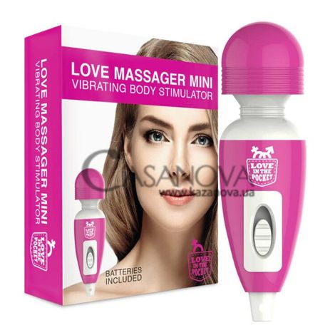 Основне фото Кліторальний вібратор Love Massager Mini Vibrating Body Stimulator рожевий