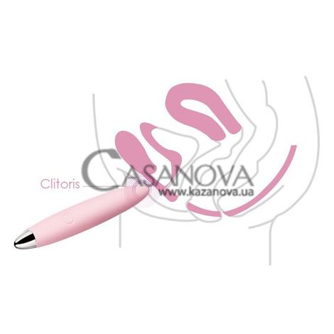 Основное фото Клиторальный стимулятор Svakom Daisy розовый 12,5 см