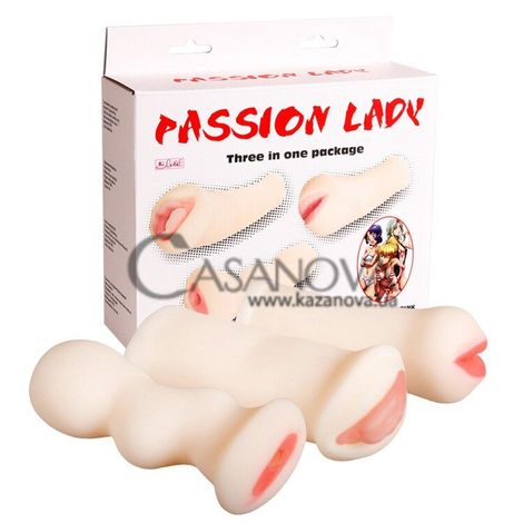 Основное фото Набор вибромастурбаторов Passion Lady BM-009170 телесный